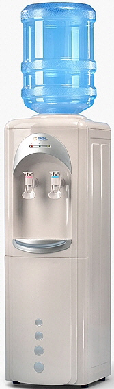 Кулер для воды с холодильником AEL 16L-B/HL Silver
