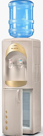 Кулер для воды с холодильником AEL 28L-B/B Gold